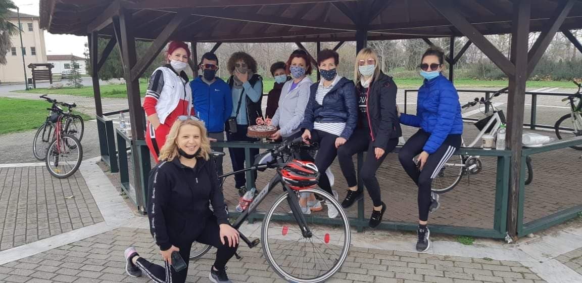Την πρώτη τους Βασιλόπιτα έκοψαν η «bike team farsala»