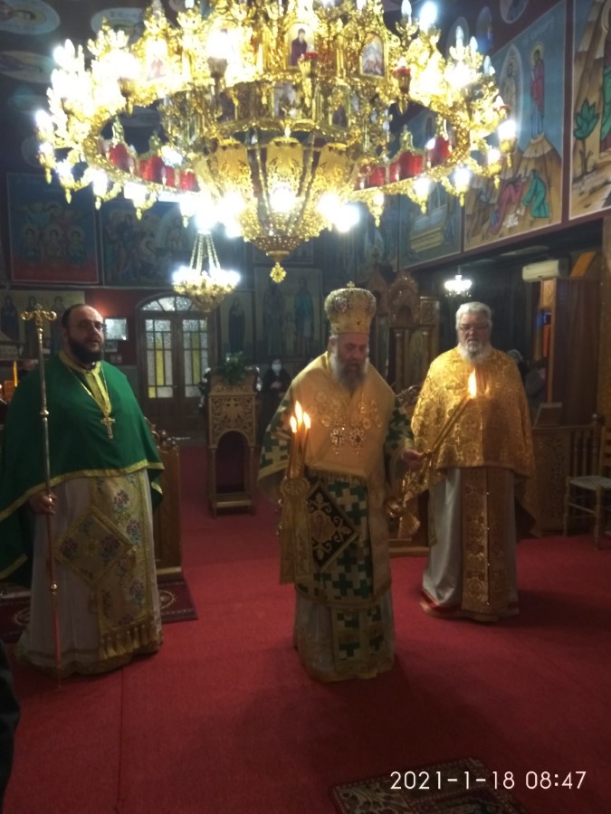 Στα Βρυσιά Φαρσάλων λειτούργησε ο Μητροπολίτης Τιμόθεος