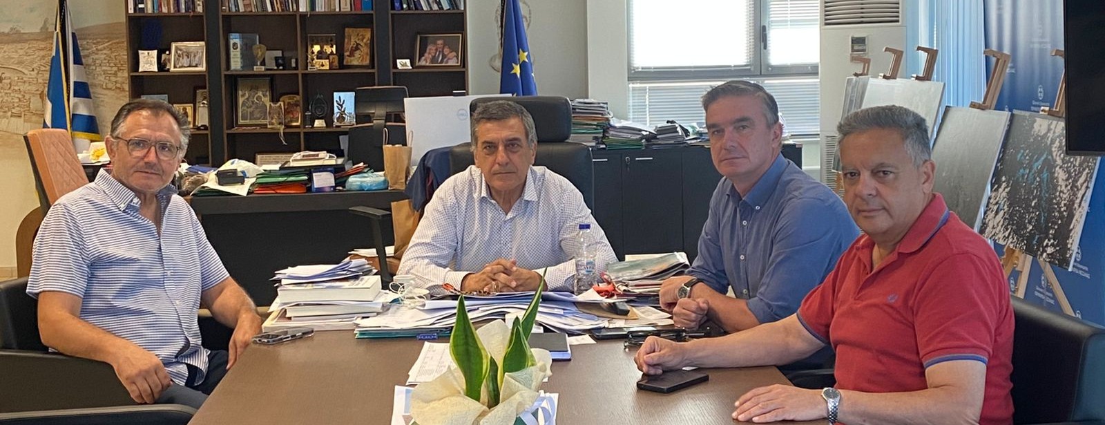 Συντάντηση για το Σκόρδο Πλατυκάμπου για Κουρέτα Κουκούτση Τσέτσιλα και Σταυρίδη